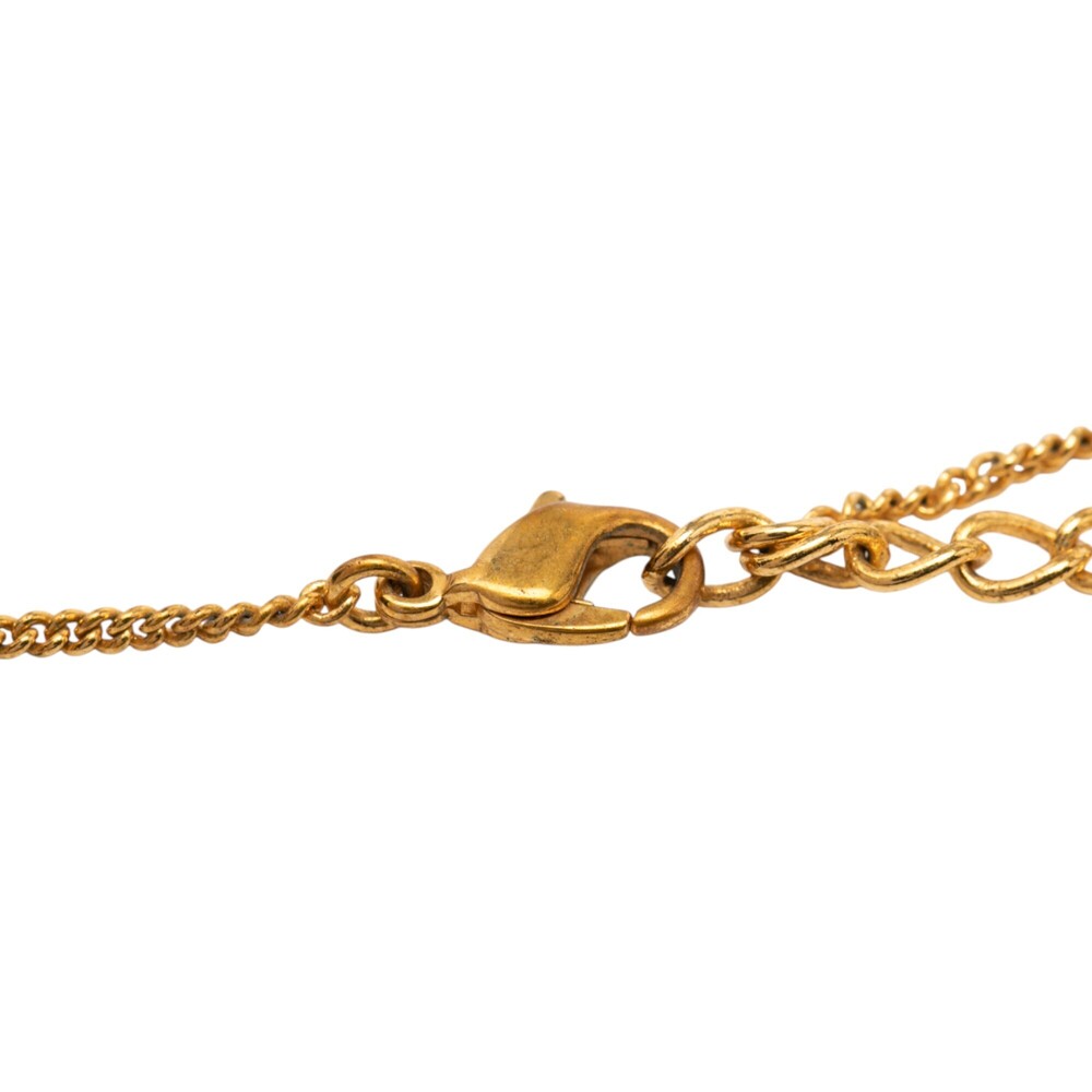 Pre-Loved Dior Gold Plated Bag Pendant Necklace - Picture 3 of 5